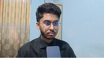 An image of me taken while recording a video for a job seeking website